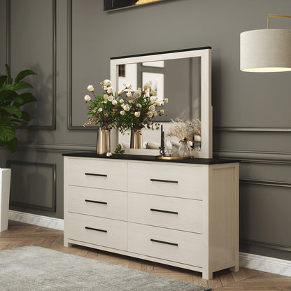 Realynn 5-Pc Bedroom Set, King Panel Bed, Dresser, Mirror, Chest, Nightstand