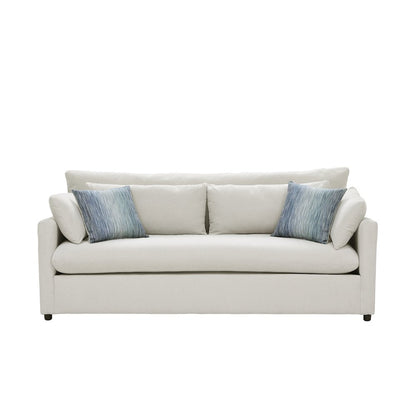 Wilson Contemporary Upholstered Sofa, Fog Beige