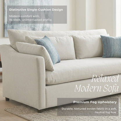 Wilson 2-Piece Living Room Set, Sofa and Loveseat, Fog Beige