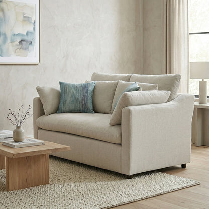 Wilson 2-Piece Living Room Set, Sofa and Loveseat, Fog Beige