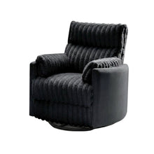Wide-Wale Corduroy Manual Recliner Chair with Overstuffed Seat for Adults, White