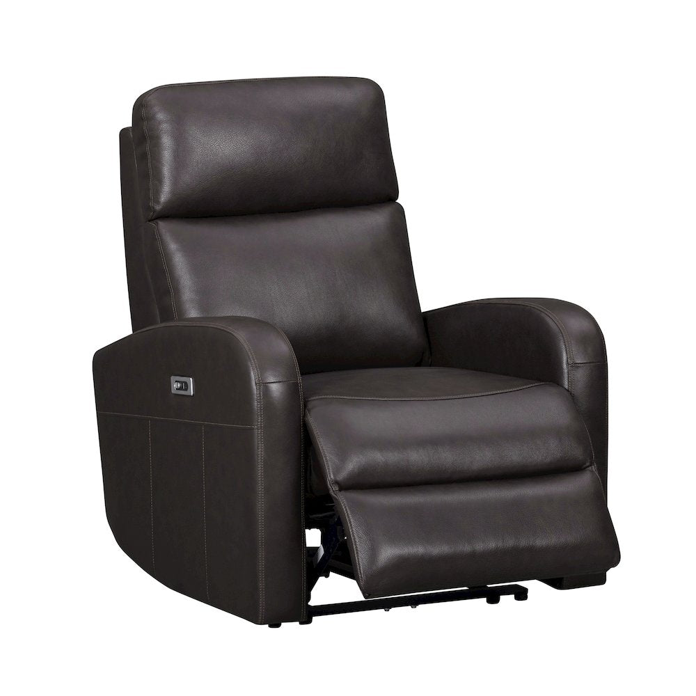 Noah Leather Power Recliner Arm Chair with One-Touch Electric Charging Port