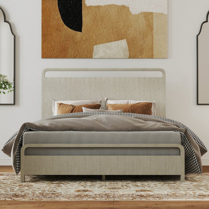Tavari 5-PC Bedroom Set in Light Gray, Queen