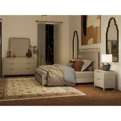 Tavari 6-PC King Bedroom Set, Light Gray
