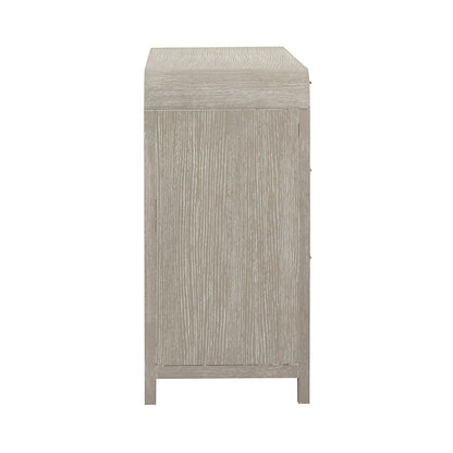 Tavari Contemporary 6-Drawer Wood Dresser, Light Gray