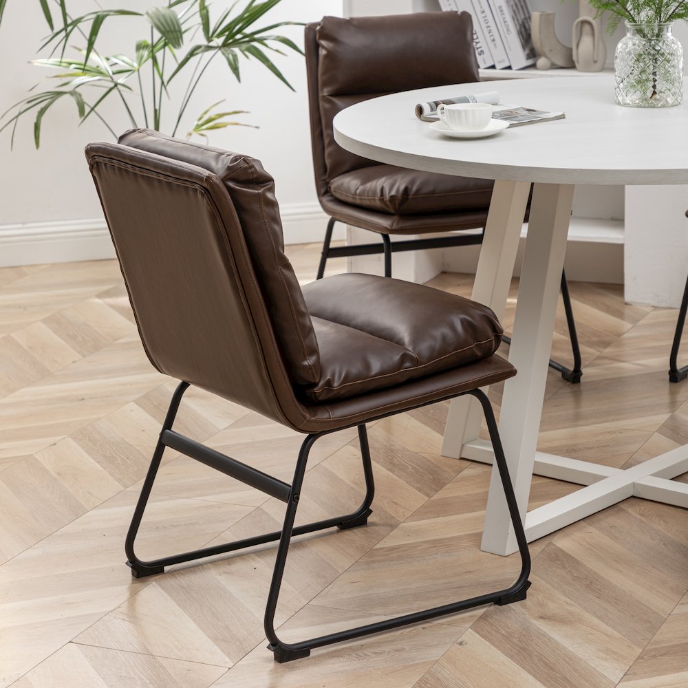 Innes 5-Pc Round Dining Set, Trestle Table with 4 Chairs