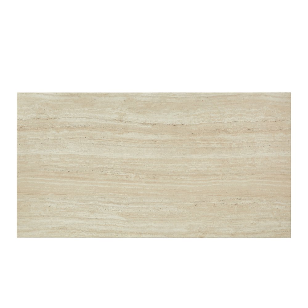 Mchome Contemporary Coffee Table, Faux Marble