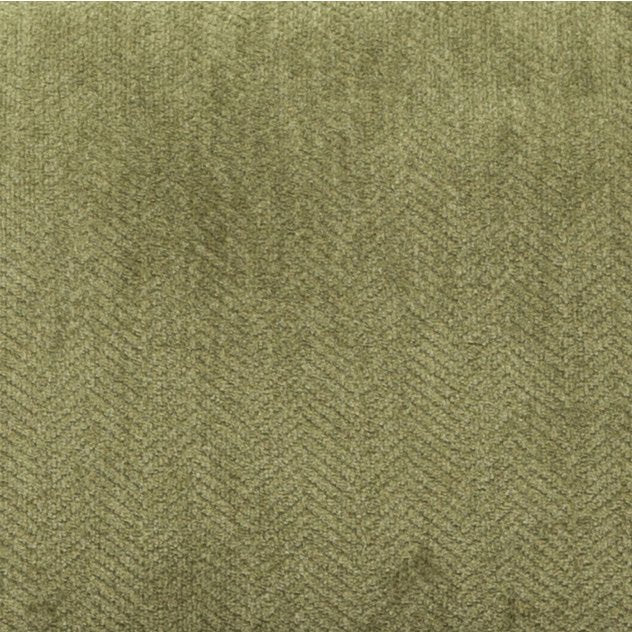 Pisano Spring Green Fabric Armless Accent Chair with Matching Kidney Pillow