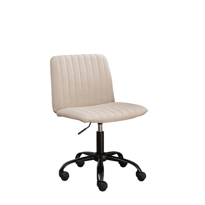 Masar Fabric Swivel Office Chair, Beige