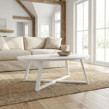 3-Piece Wood Oval Coffee Table Set with Sturdy Construction and Stylish Design