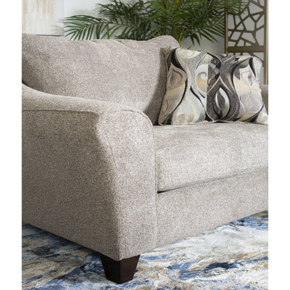 Camero Platinum Fabric Pillowback Accent Chair