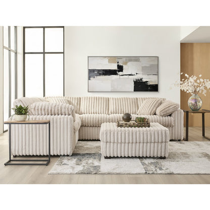 Belvoir 2-PC Living Room Set, L-shape Sectional and Accent Ottoman