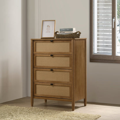 Vichy 5-Pc Bedroom Set with Queen Bed, Dresser, Mirror, Nightstand, Chest