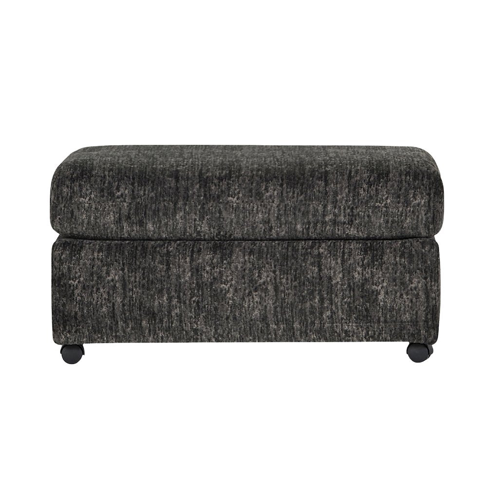 Nason Living Room Ottoman, Charcoal