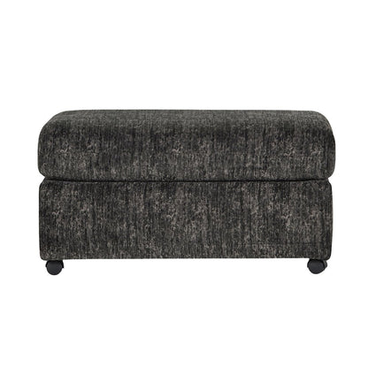 Nason Living Room Ottoman, Charcoal
