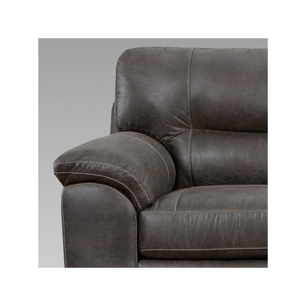Tirana Contemporary Fabric Pillow-top Arm Chair in Sequoia Ash