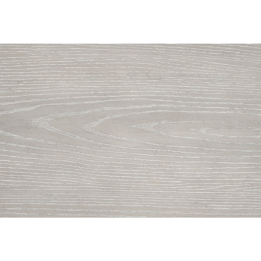Seluna LED Lighting Panel Bed, Upholstered Headboard, Gray Oak Finish, King