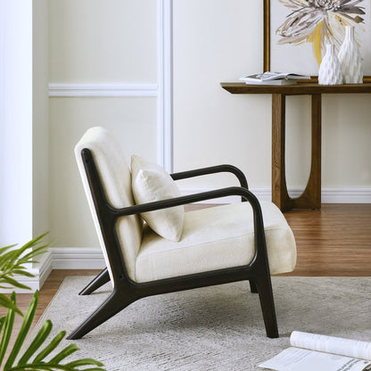 Eterna Mid-Century Accent Chair with Pillow