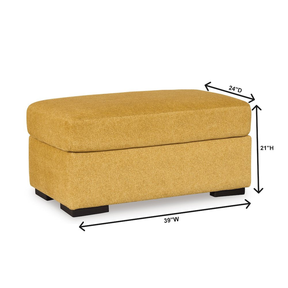 Clareen 2-Piece Living Room Set,  Cutler Chair and Ottoman, Sunflower