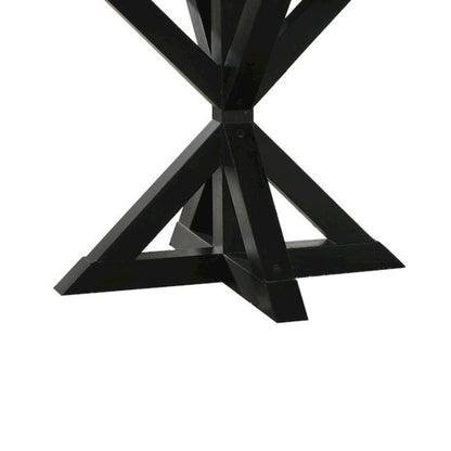 Black Round Dining Table for 4 – Kitchen & Dining Room Table in Wood