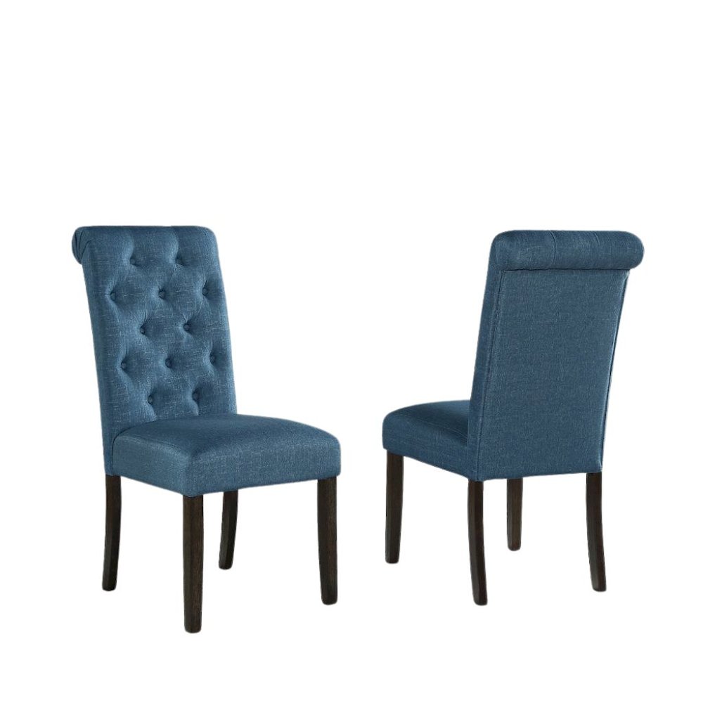 Blue Dining Table Set for 6 with Bench and Chairs, For Kitchen or Dining Areas