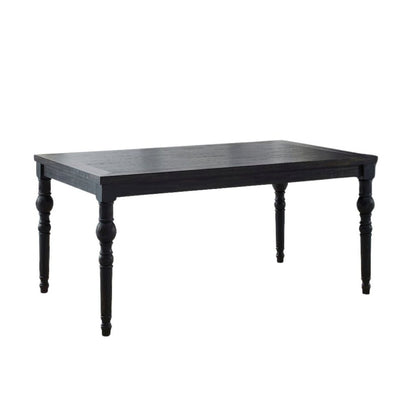 Gray Dining Table with Chairs Set for 6, Kitchen and Dining Room Set