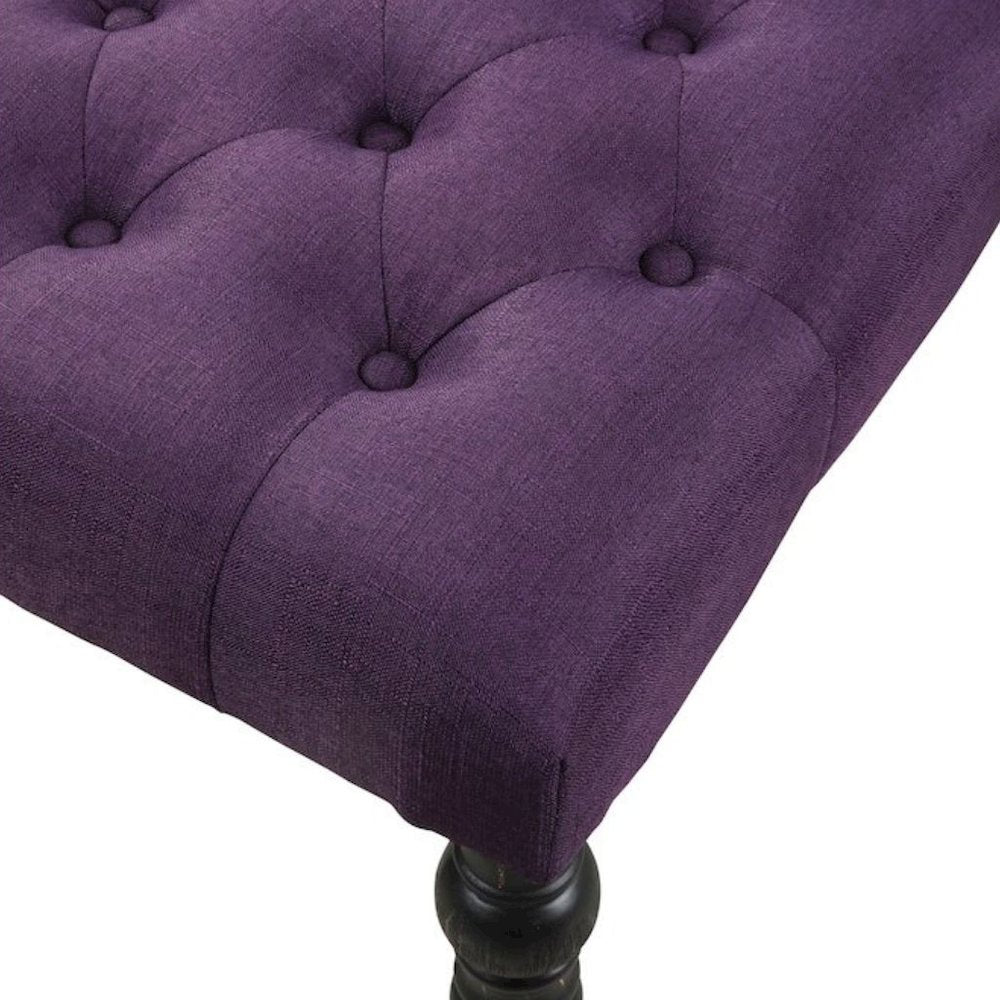 Purple Dining Table Set for 6 with Bench and Chairs, For Kitchen or Dining Areas