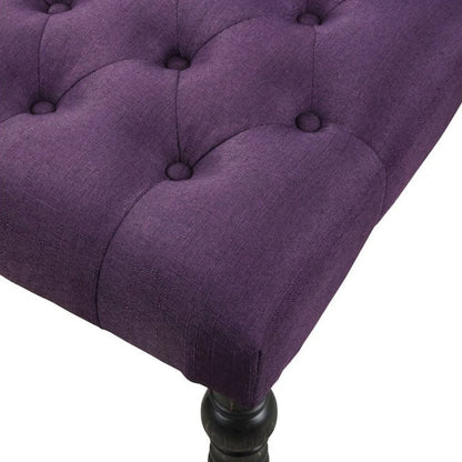 Purple Dining Table Set for 6 with Bench and Chairs, For Kitchen or Dining Areas