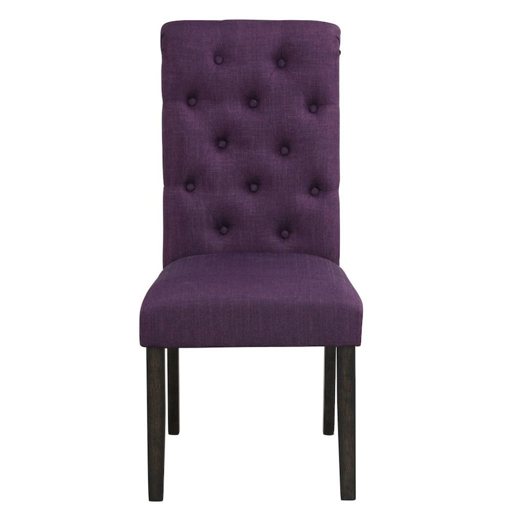 Purple Dining Table Set for 6 with Bench and Chairs, For Kitchen or Dining Areas