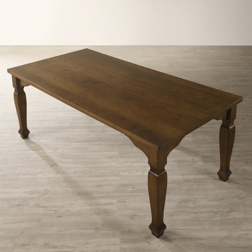 Rowan 5-Piece Dining Set, 72-inch Dining Table with 4 Chairs, Walnut Finish