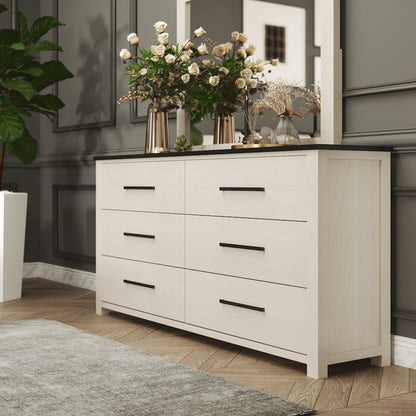 Realynn 4-Pc Bedroom Set, King Panel Bed, Dresser, Mirror, Nightstand