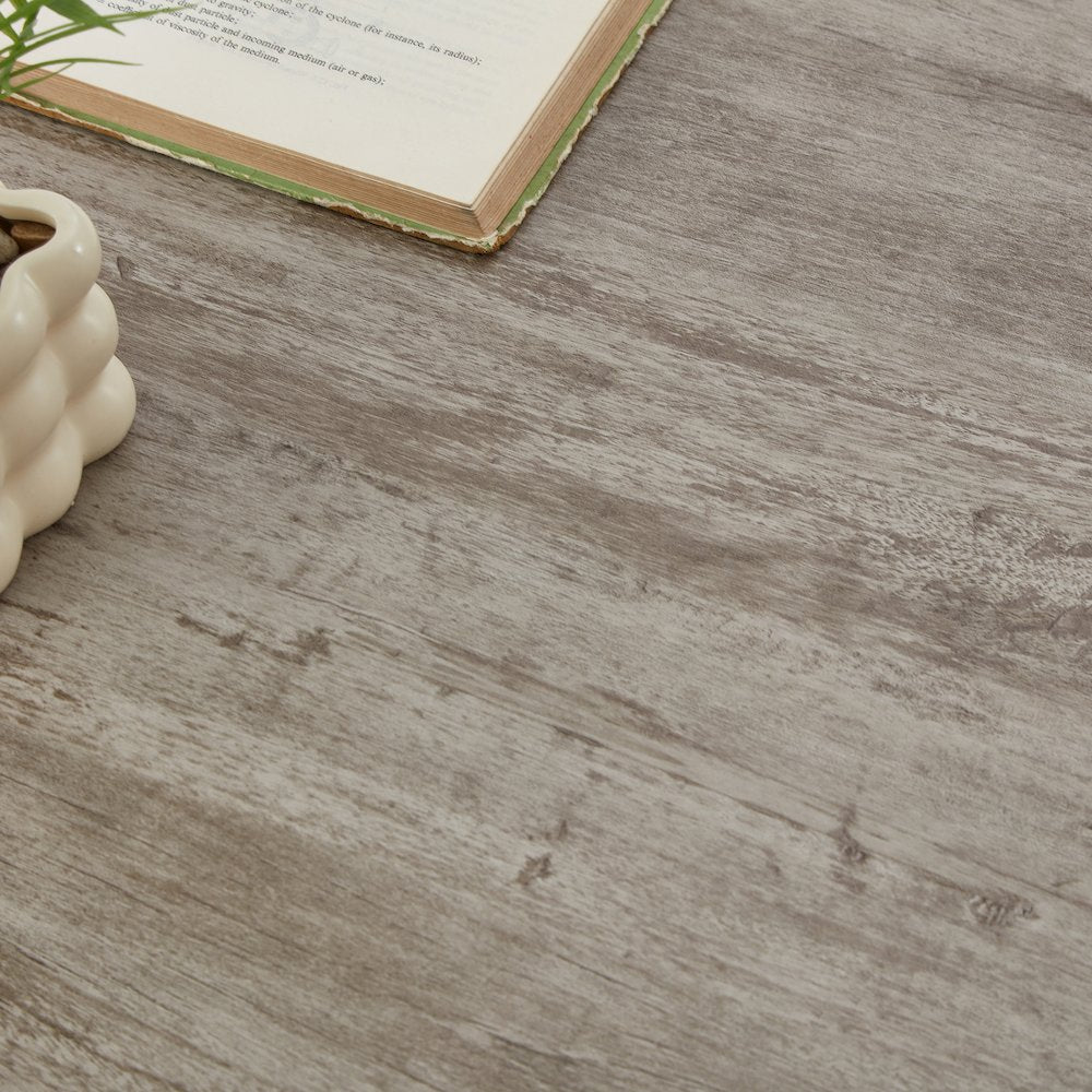 Mchome Contemporary Coffee Table, Weathered Gray and Beige