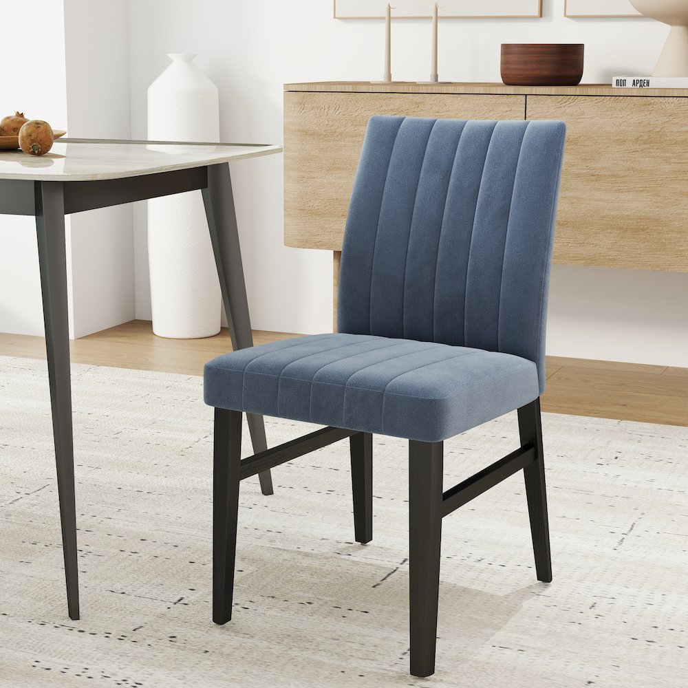 Wendell Contemporary Upholstered Dining Chairs, Set of 2