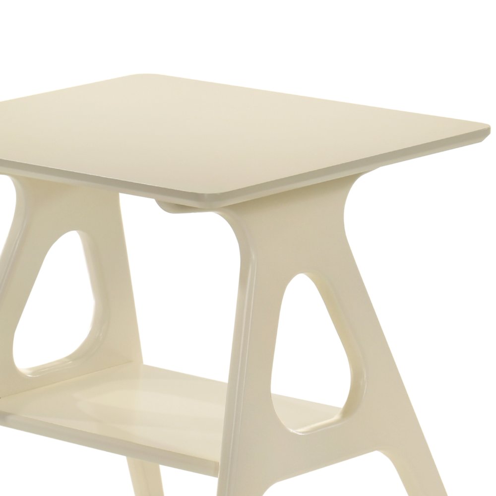 3-Piece Coffee Table Set, Coffee Table and Two End Tables, Off-White Finish