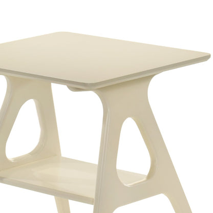3-Piece Coffee Table Set, Coffee Table and Two End Tables, Off-White Finish