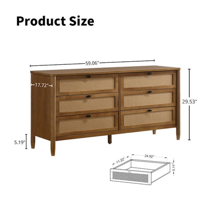 Vichy 4-Pc Bedroom Set with Queen Bed, Dresser, Mirror, Nightstand