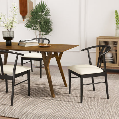 Lavin Wishbone Dining Chairs, Set of 2, Black