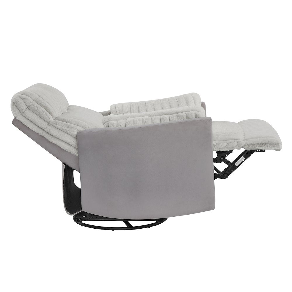 Bocaton Wide Wale Corduroy Upholstery Manual Recliner
