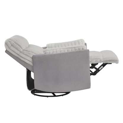 Bocaton Wide Wale Corduroy Upholstery Manual Recliner