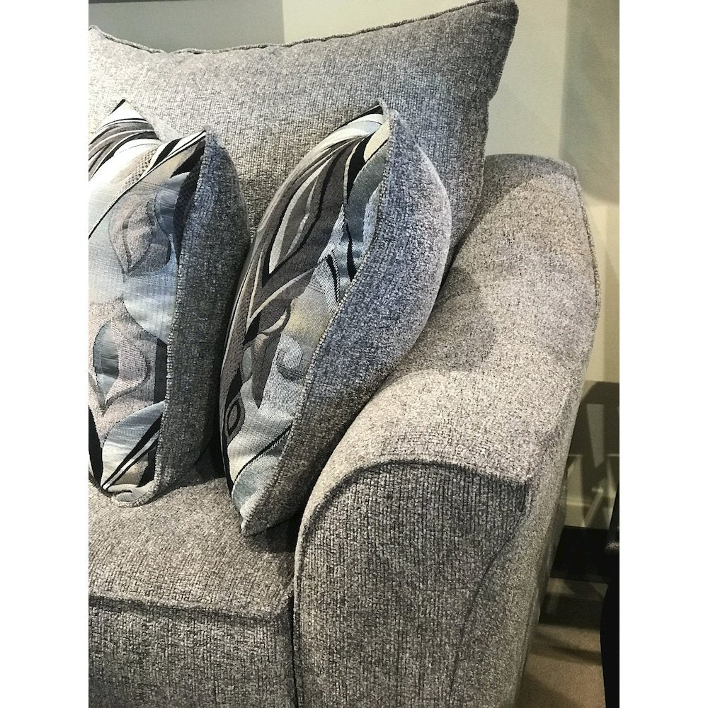 Camero Platinum Fabric Pillowback Loveseat