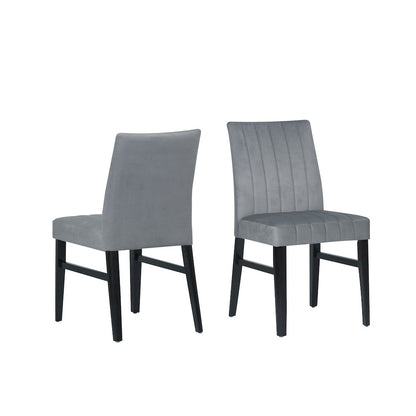 Wendell Contemporary Upholstered Dining Chairs, Set of 2