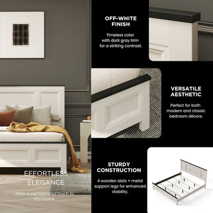 Realynn 5-Pc Bedroom Set, King Panel Bed, Dresser, Mirror, 2 Nightstands