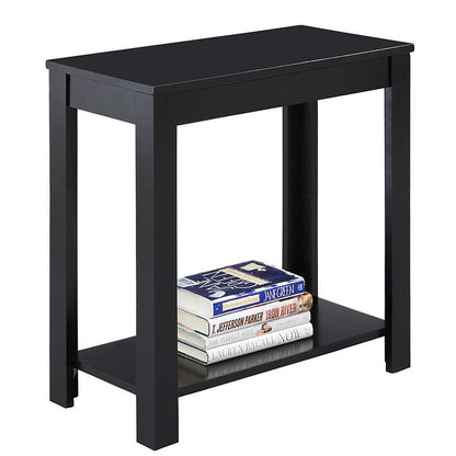 24"H Black Chairside Table