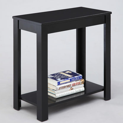 24"H Black Chairside Table