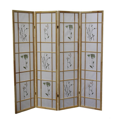 4 Panel Shoji Screen - Natural