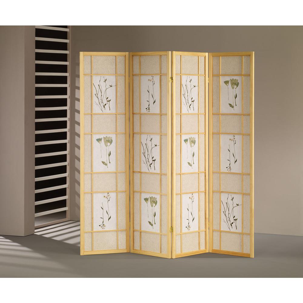 4 Panel Shoji Screen - Natural
