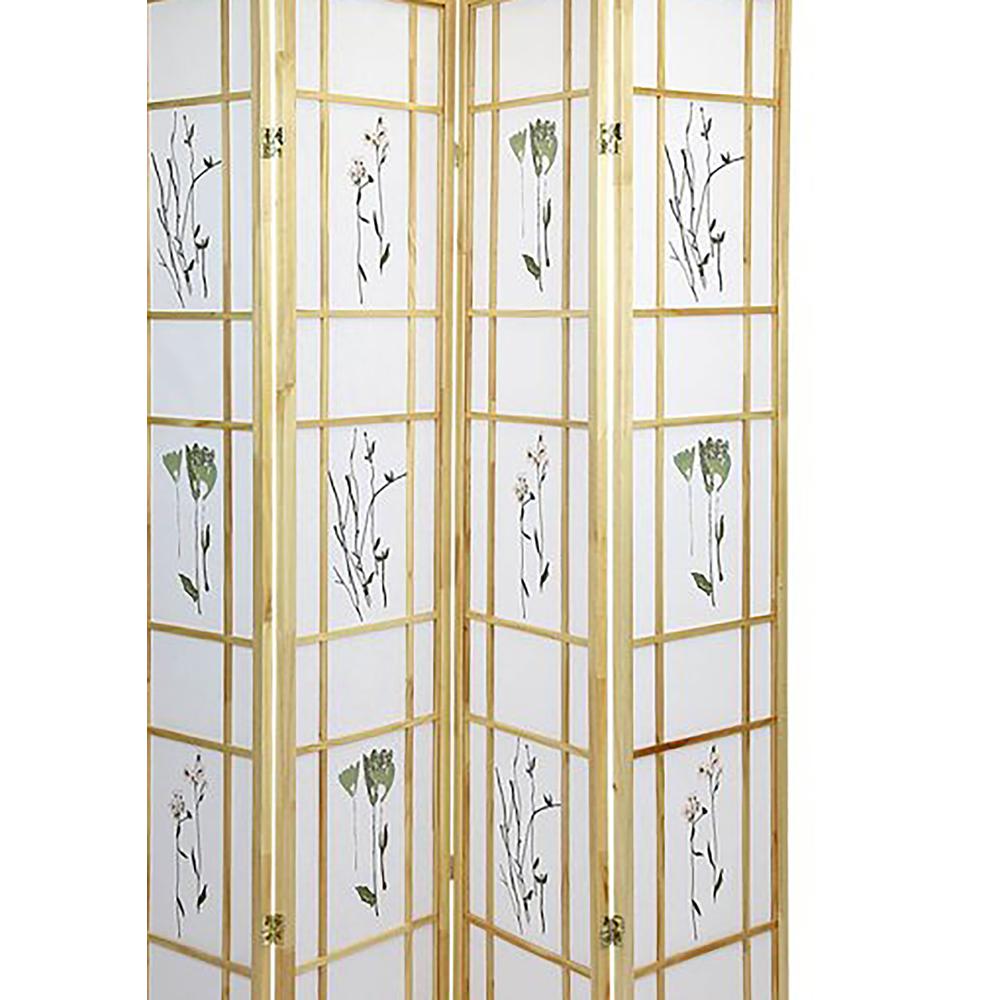 4 Panel Shoji Screen - Natural
