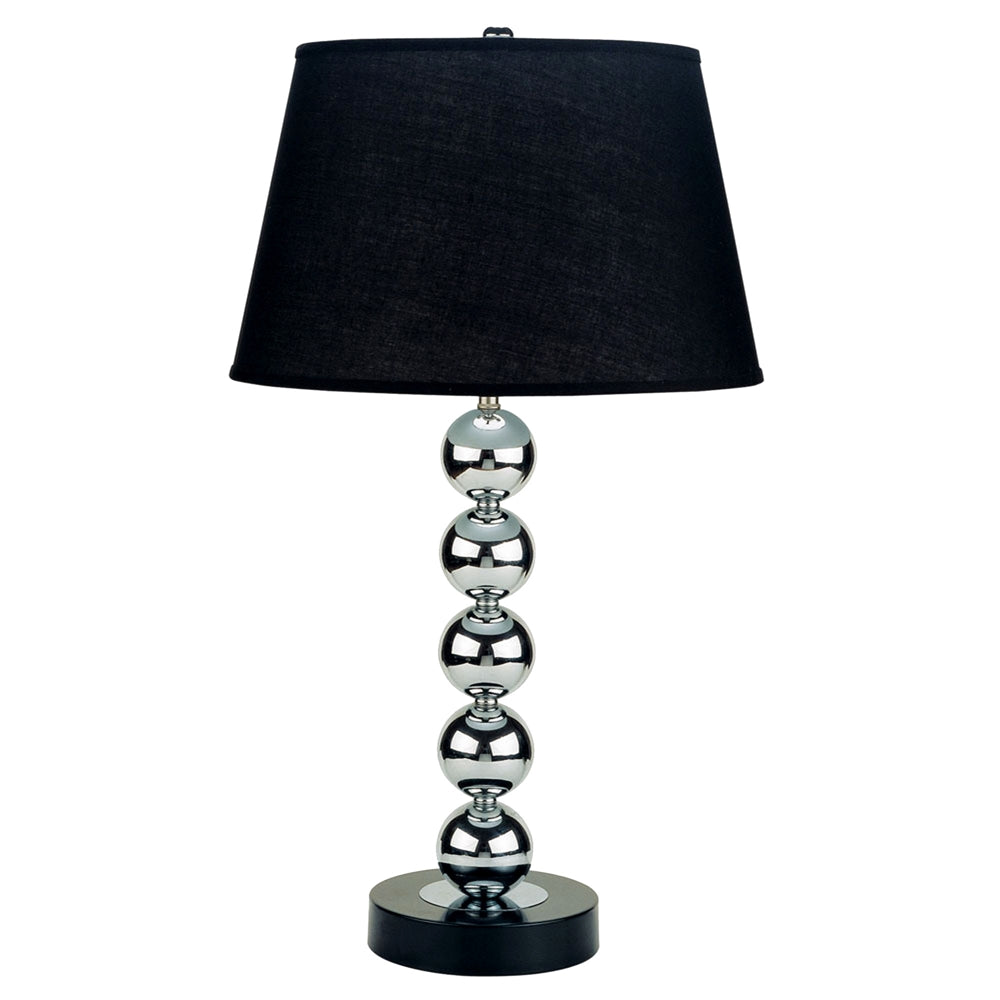 30" Metal Table Lamp - Black