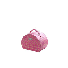 6.8" In Hot Pink Travel Jewelry Case