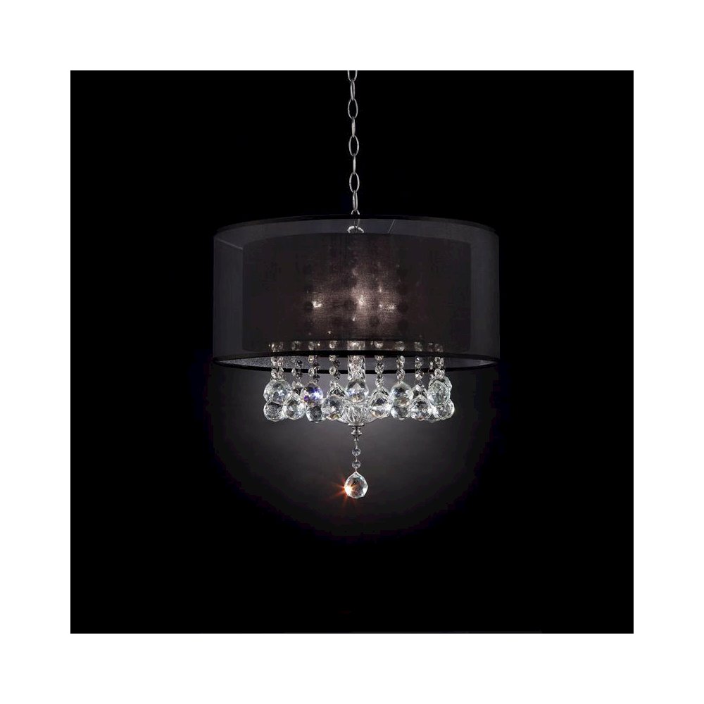 19" Effleurer Crystal Ceiling Lamp
